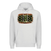 Dove Grey Camouflage Patterned Babe Tried Premium Hoodie - Bettercallsaul
