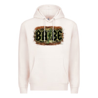 Pale Pink Camouflage Patterned Babe Tried Premium Hoodie - Bettercallsaul