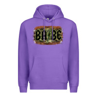 Purple Camouflage Patterned Babe Tried Premium Hoodie - Bettercallsaul