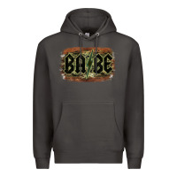 Smoke Camouflage Patterned Babe Tried Premium Hoodie - Bettercallsaul