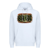 White Camouflage Patterned Babe Tried Premium Hoodie - Bettercallsaul