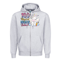 Heather Grey 100 magical days of school Zipper Hoodie - MaliasSmallBusiness