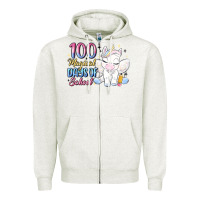 Oatmeal Heather 100 magical days of school Zipper Hoodie - MaliasSmallBusiness
