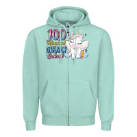 Seafoam 100 magical days of school Zipper Hoodie - MaliasSmallBusiness