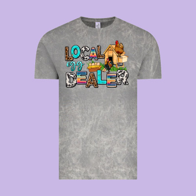 Local Egg Dealer Vintage Tee Designed By Adodesignshop