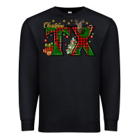 Black Christmas Texas With Deer Premium Sweatshirt - BundleAndBundleShop