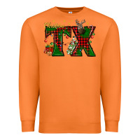 Carrot Christmas Texas With Deer Premium Sweatshirt - BundleAndBundleShop