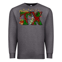 Charcoal Heather Christmas Texas With Deer Premium Sweatshirt - BundleAndBundleShop