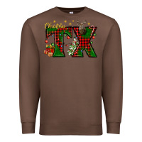 Chestnut Christmas Texas With Deer Premium Sweatshirt - BundleAndBundleShop