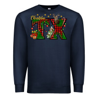 Navy Christmas Texas With Deer Premium Sweatshirt - BundleAndBundleShop