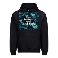 Black all this mama want is a silent night Urban Hoodie - TumblerDesignByShophia