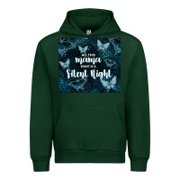 Forest Green all this mama want is a silent night Urban Hoodie - TumblerDesignByShophia