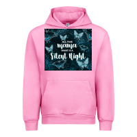 Fuchsia Pink all this mama want is a silent night Urban Hoodie - TumblerDesignByShophia