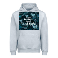 Heather Grey all this mama want is a silent night Urban Hoodie - TumblerDesignByShophia