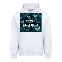 White all this mama want is a silent night Urban Hoodie - TumblerDesignByShophia