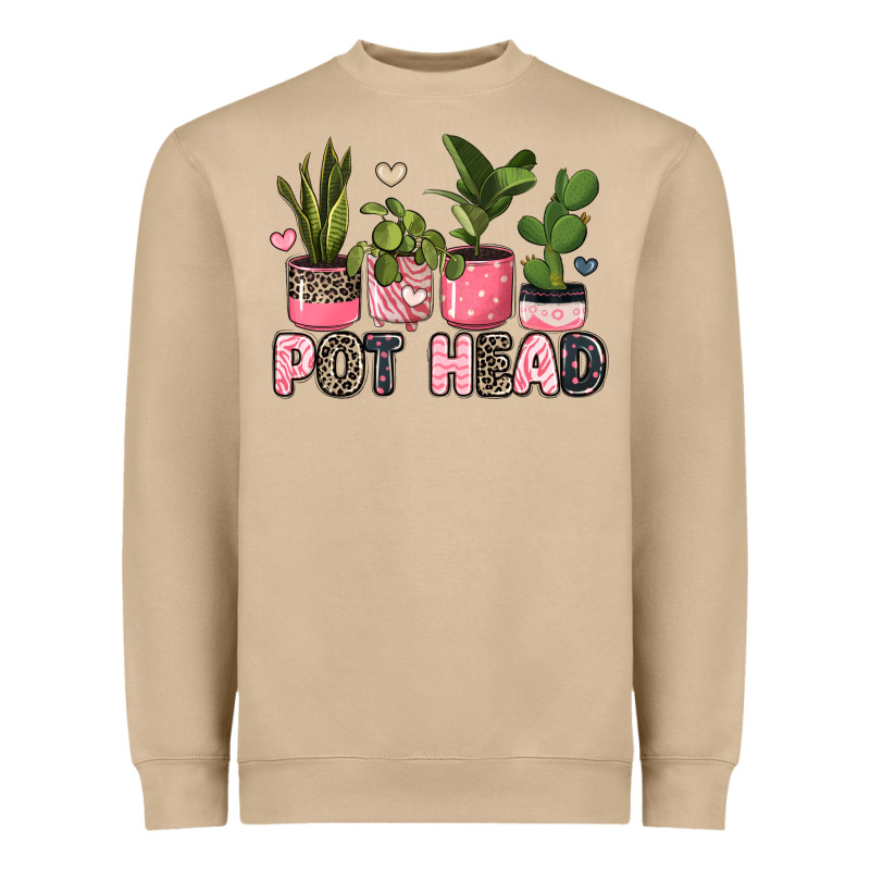 Pot Head Plants Heavyweight Sweatshirt by JahusDesignShop | Teevron