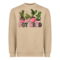 Mushroom pot head plants Heavyweight Sweatshirt - JahusDesignShop