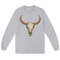 Moon Dust bull skull Long Sleeve Tee - AdoDesignShop