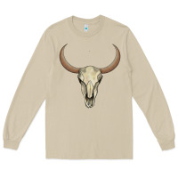 Mushroom bull skull Long Sleeve Tee - AdoDesignShop