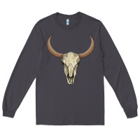 Smoke bull skull Long Sleeve Tee - AdoDesignShop