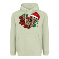 Matcha christmas paw heart Heavyweight Hoodie - MaliasSmallBusiness