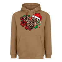 Toasted Coconut christmas paw heart Heavyweight Hoodie - MaliasSmallBusiness