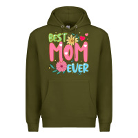 Army Green best mom ever Premium Hoodie - JahusDesignShop
