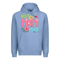 Colony Blue best mom ever Premium Hoodie - JahusDesignShop