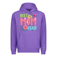 Purple best mom ever Premium Hoodie - JahusDesignShop