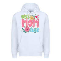 White best mom ever Premium Hoodie - JahusDesignShop