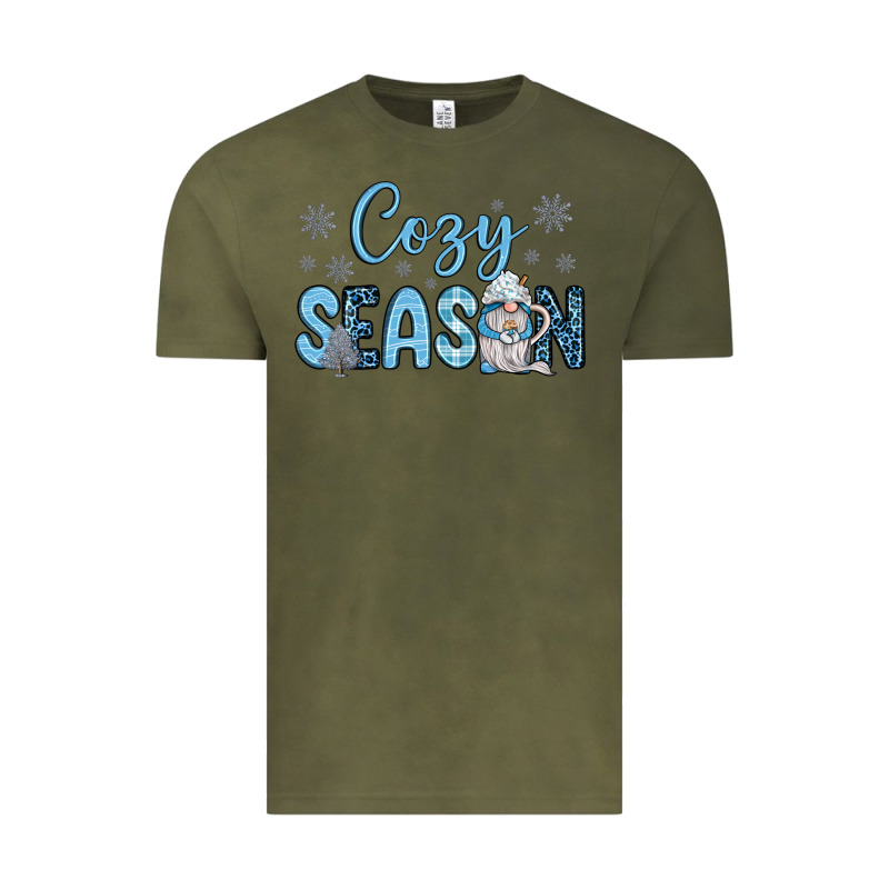 Cozy Season Gnome Coffee Vintage Tee by JahusDesignShop | Teevron