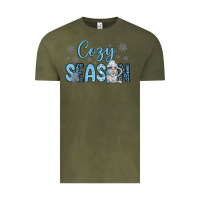 Vintage Olive cozy season gnome coffee Vintage Tee - JahusDesignShop