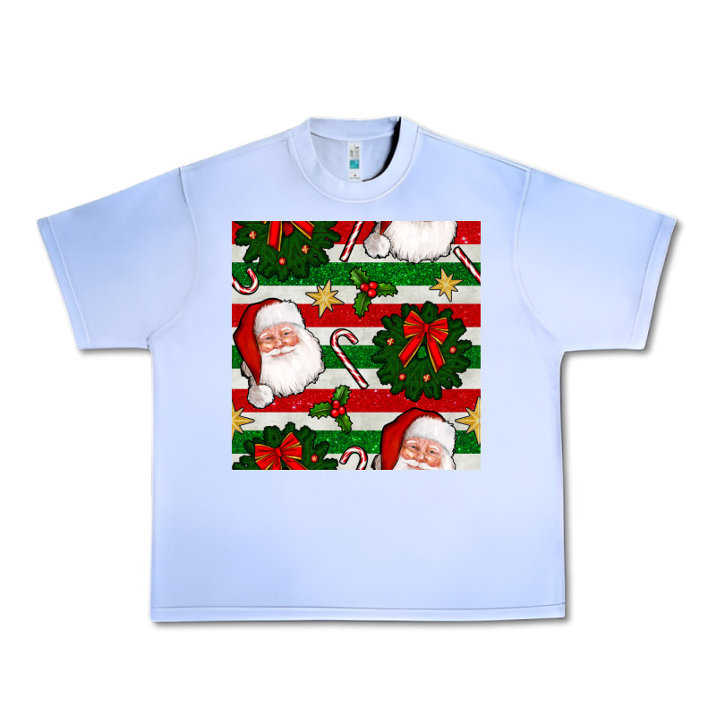 Christmas  Santa Clause And Ornaments Seamless  Pattern Urban Heavy Tee by BundleAndBundleShop | Teevron