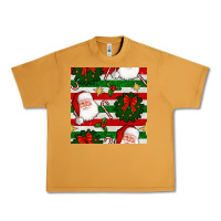 Peanut Butter christmas  santa clause and ornaments seamless  pattern Urban Heavy Tee - BundleAndBundleShop