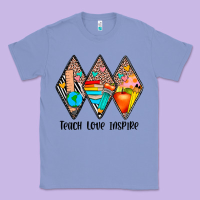 Teach Love Inspire Classic Tee Designed By Jahusdesignshop