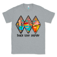 Heather Grey teach love inspire Classic Tee - JahusDesignShop