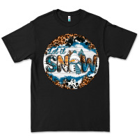 Black Let It Snow Premium Tee - RanaPortraitStore