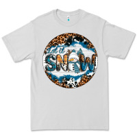 Dove Grey Let It Snow Premium Tee - RanaPortraitStore