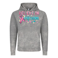 Cloud Rock believe in miracles with ribbon Vintage Hoodie - HRA Design Shop