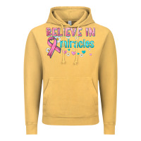 Vintage Mustard believe in miracles with ribbon Vintage Hoodie - HRA Design Shop