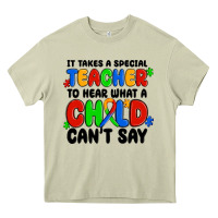 Mossy it takes a special teacher to hear what a child ca Heavy Core Tee - MaliasSmallBusiness