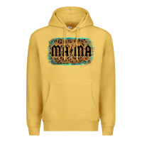 Antique Gold Leopard Patterned Mama Tried Premium Hoodie - Bettercallsaul