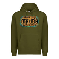 Army Green Leopard Patterned Mama Tried Premium Hoodie - Bettercallsaul