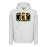 Dove Grey Leopard Patterned Mama Tried Premium Hoodie - Bettercallsaul