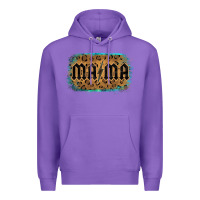 Purple Leopard Patterned Mama Tried Premium Hoodie - Bettercallsaul