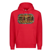 Red Leopard Patterned Mama Tried Premium Hoodie - Bettercallsaul