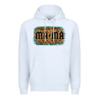 White Leopard Patterned Mama Tried Premium Hoodie - Bettercallsaul