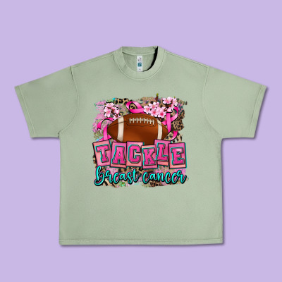 Tackle Breast Cancer Urban Heavy Tee Designed By Adodesignshop