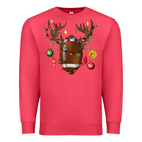 Cardinal American Football Horn Christmas Premium Sweatshirt - BundleAndBundleShop