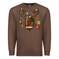Chestnut American Football Horn Christmas Premium Sweatshirt - BundleAndBundleShop